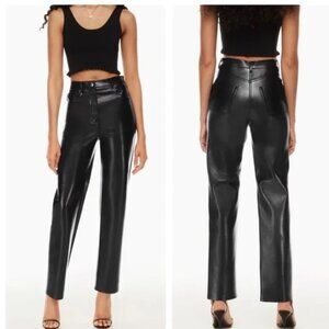 Aritzia Melina Faux Leather pants size 6 regular length